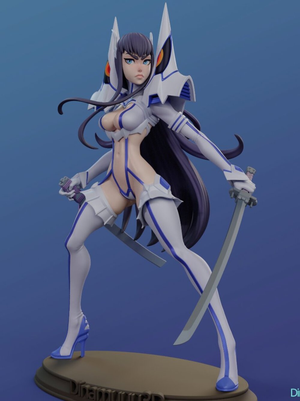 Satsuki Kiryuin from Kill la Kill Resin Statue Part Kit